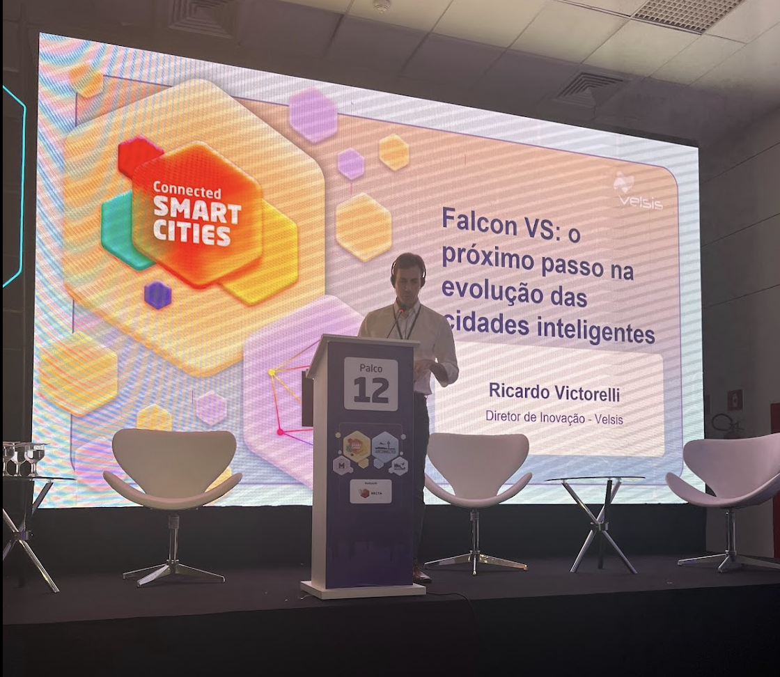 Leia mais sobre o artigo Solução inovadora em segurança viária, Falcon VS, é lançada na 9ª edição do Connected Smart Cities